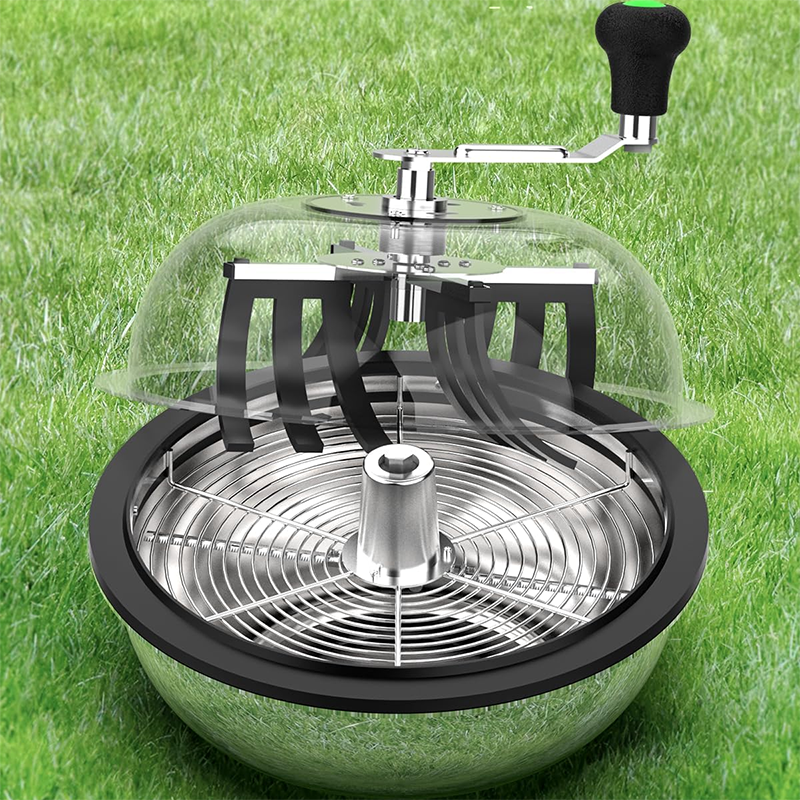 Bowl Leaf Trimmer,13 Inch Bud and Leaf Bowl Trimmer, 13 Inch Trimming Bowl with Clear Viewing Cover and Sharp Stainless Steel Blade for Twisting Buds, Flowers, Leaves, Hydroponic Plants