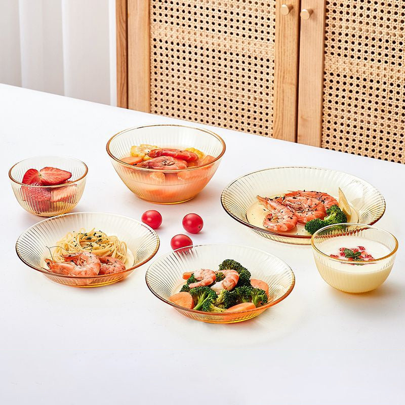 Tableware Set, Rice Bowl, Good-Looking Microwave Special Eating Bowl, High Temperature Resistant Salad Bowl For Home Use