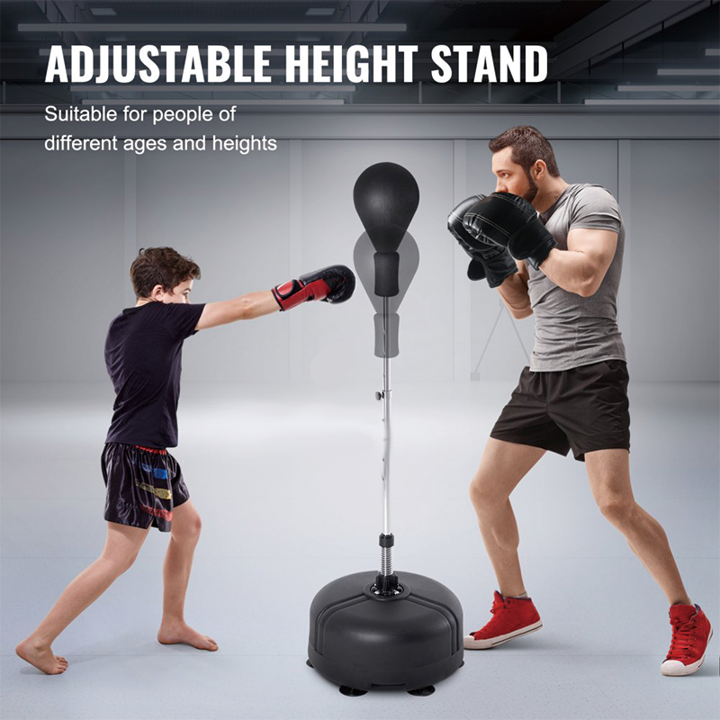 Boxing Equipment,Punching Bag, Reflex Boxing Bag for Teens & Adults, Height Adjustable Free Standing Strike Bag Set with Boxing Gloves & Stand