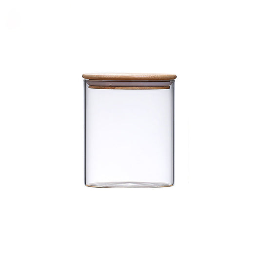 Household Glass Bottle Storage Sealed Jar With Lid High Borosilicate Food Grade Tea Jar Storage Jar Storage Daily Kitchen New Product