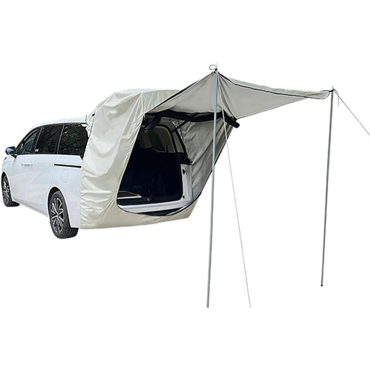 Suv Tailgate Tent, Car Camping Tent With Awning Shade, Car Roof Canopy And Poles, Waterproof Car Tent For Outdoor Travel, Fit For Universal Mpvs Cuvs Van