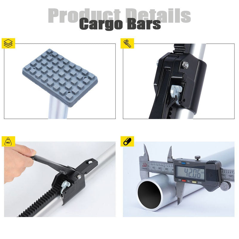 Retractable Cargo Support Bar, Anti-Slip Fixed Container, Refrigerated Truck Compartment Support Bar