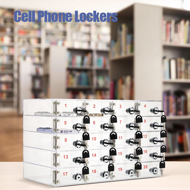 Classroom Mobile Phone Locker 20 Slots, With Door Lock, Suitable For Classrooms, Schools, Students, Offices