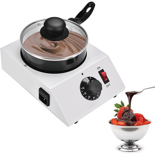 110V Chocolate Melting Pot, Electric Professional Chocolate Melter, Food Warmer For Chocolate Candy Butter Cheese Single Pot