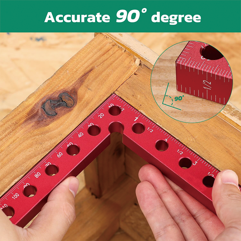 90 Degree Corner Clamps for Woodworking , 5.5"x 5.5" Right Angle Clamps Aluminum Wood Working Clamps Sets , 4 Pack