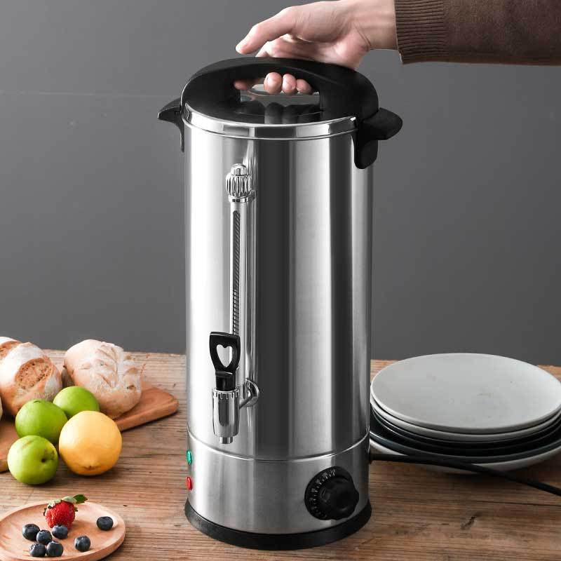 Commercial Coffee Maker Percolator Hot Tea Barrel Double Wall Stainless Steel Large Coffee Maker Coffee Urn