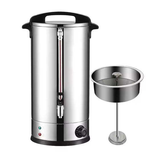 Commercial Coffee Maker Percolator Hot Tea Barrel Double Wall Stainless Steel Large Coffee Maker Coffee Urn