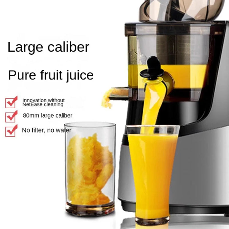 Electric Juicer Large Diameter Juice And Residue Separation Fully Automatic Small Household Fruit Juicer