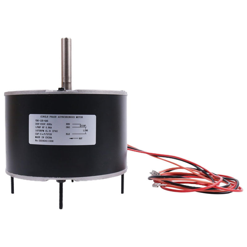 1/6HP Condenser Fan Motor 1075RPM 208-230V Compatible with Interlink 68J9701 Lennox 68J97 Emerson K55HXDFM-6844