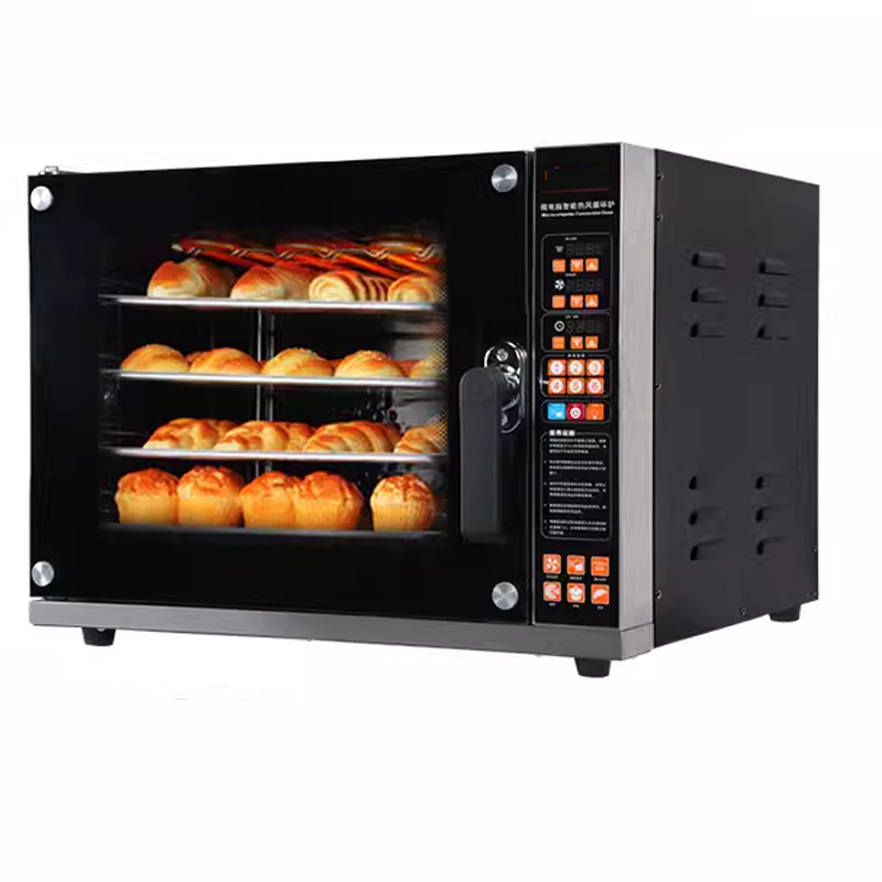 120L Large Capacity 4 Trays Computer Version Commercial Convection Oven Hot Air Circulation Electric Oven