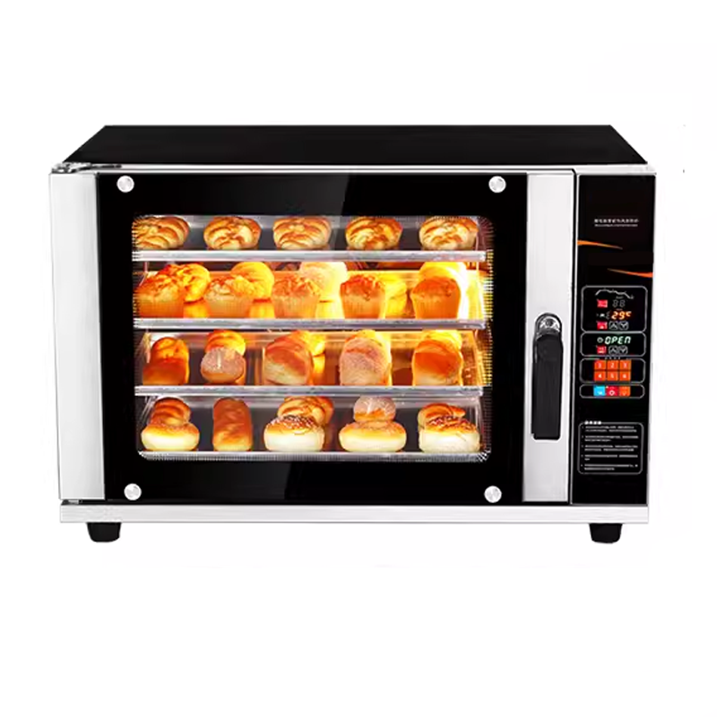120L Large Capacity 4 Trays Computer Version Commercial Convection Oven Hot Air Circulation Electric Oven