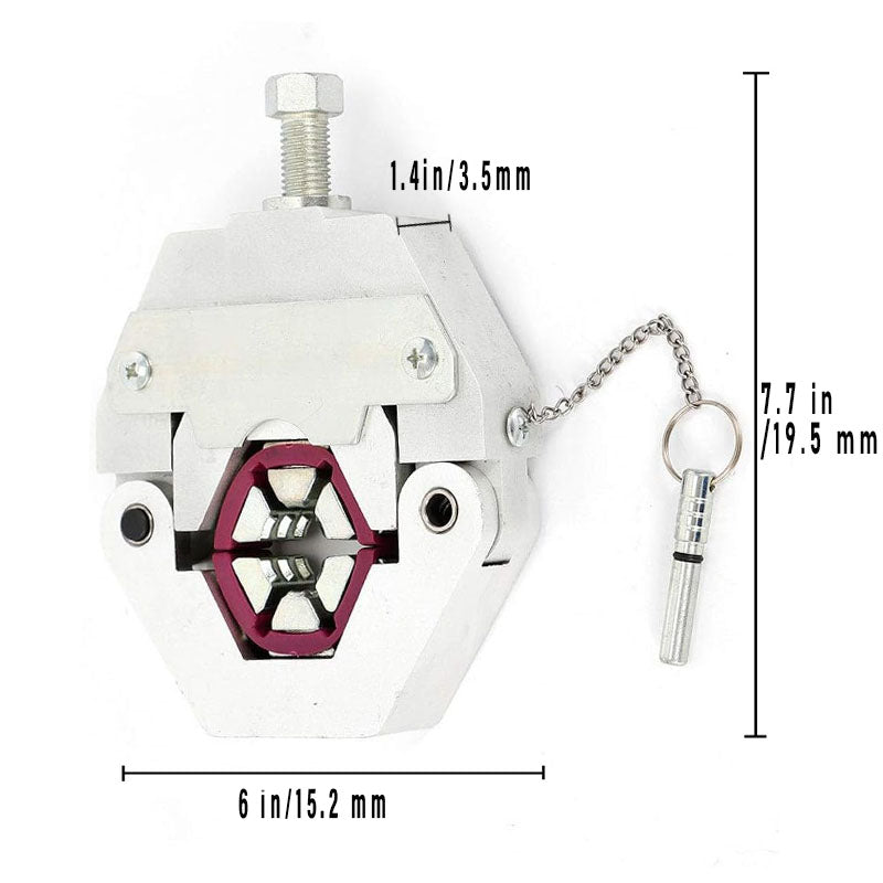 Hydra-Krimp 71550 Manual AC Hose Crimper Kit Air Conditioning Repair Handheld AC Hose Crimping Tool