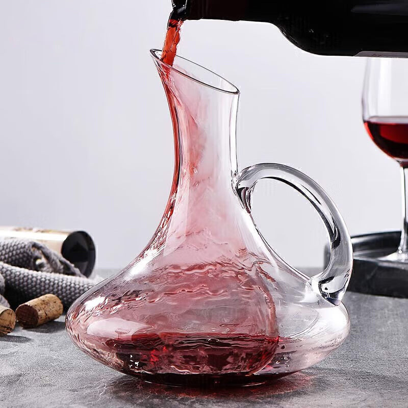 Glass Home Hotel Bar With Glass Red Wine Decanter 1500Ml European Wine Set