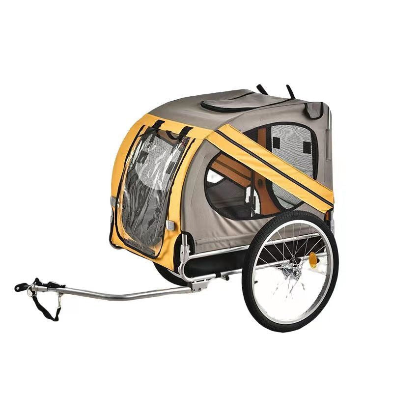 Large Pet Bike Trailer Cat Dog Stroller Folding Outdoor Riding Travel Trailer Loading 40kgs Dog Pet Bike Trailers