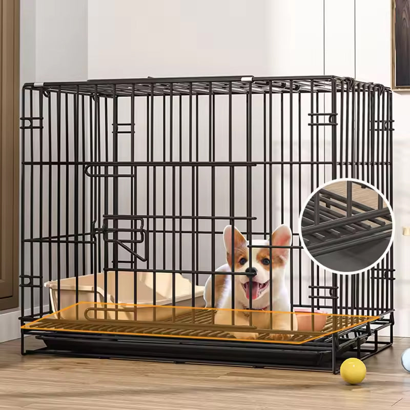 Dog Cage Large Medium And Small Dog Crate Pet Products Playpen Foldable Rabbit Pet Cages