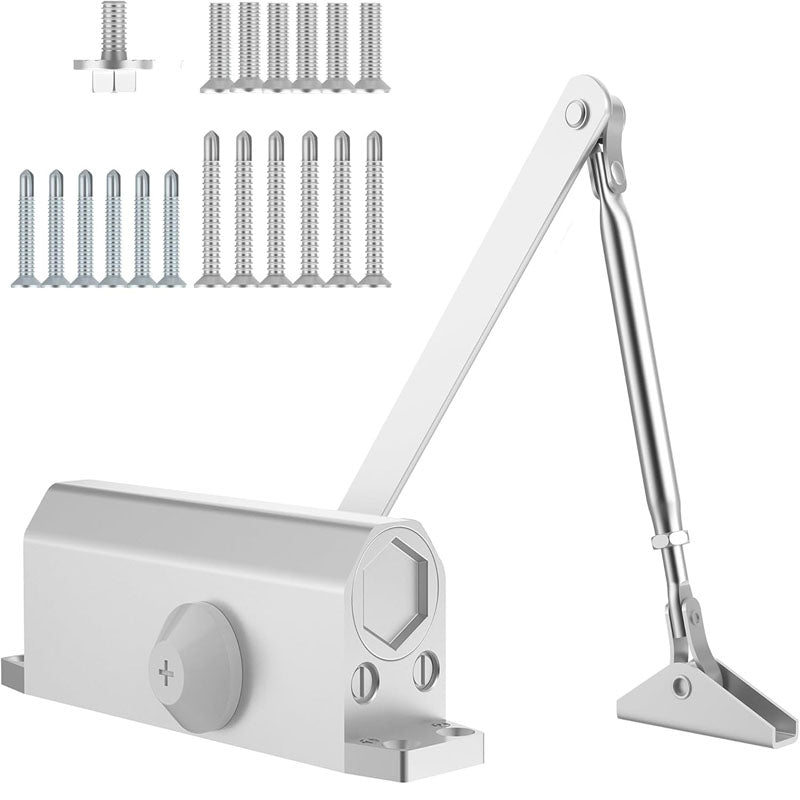 Door Closer Automatic Door Closer Commercial or Residential Use  Door Weights 55~99 Lb Aluminum