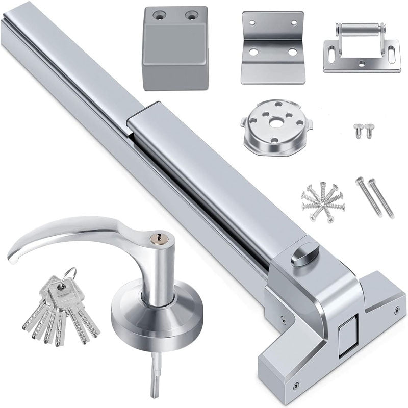 Door Push Bar Panic Exit Device Doors Lock Panic Bar Door Hardware  for Exit Door Metal Wood Door