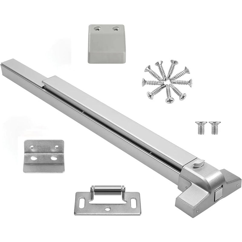 Door Push Bar 31 inch Panic Bars for Exit Doors Stainless Steel Emergency Exit Panic Door Hardware