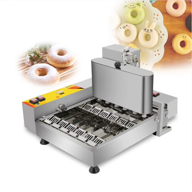 Electric Heating Commercial Fully Automatic Donut Machine 6 Rows Of Donuts Luxury Donut Machine Fryer