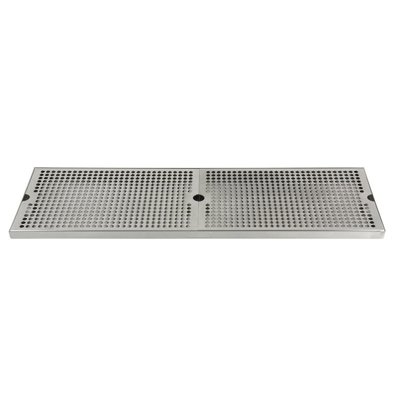 24" x 9" Surface Mount Drip Pan with Drain