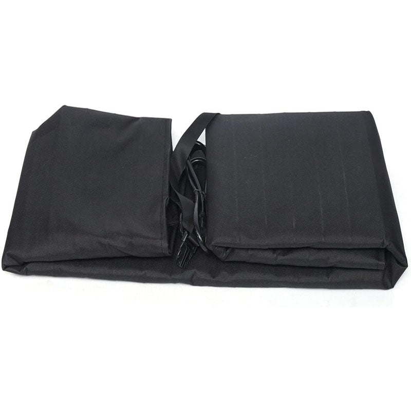 55 Gallons Drum Heating Blanket Heating Storage Tank Power Blanket Steel Drum Warming Heat Blanket 208L Black