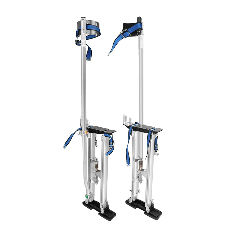 24-40 Inch Drywall Stilts Aluminum Tool Silver Stilts for Painters Silver