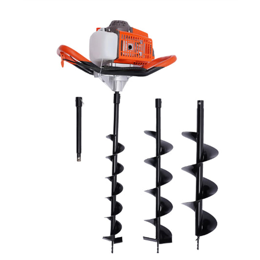 2-Stroke 71Cc Gasoline Earth Auger Borer 2.3kw Post Hole Digger Gas Powered Agricultural Machinery Earth Auger Borer Fence Ground Drill Bits
