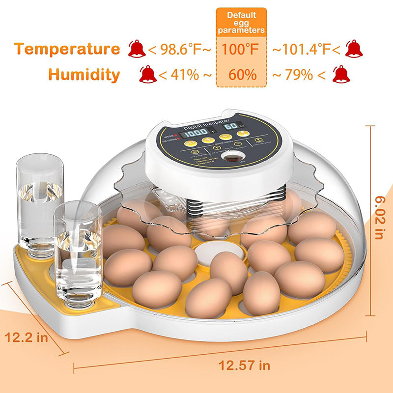 18 Egg incubator with automatic Egg turning and humidity control Incubator for chicken Eggs for Hatching Chickens