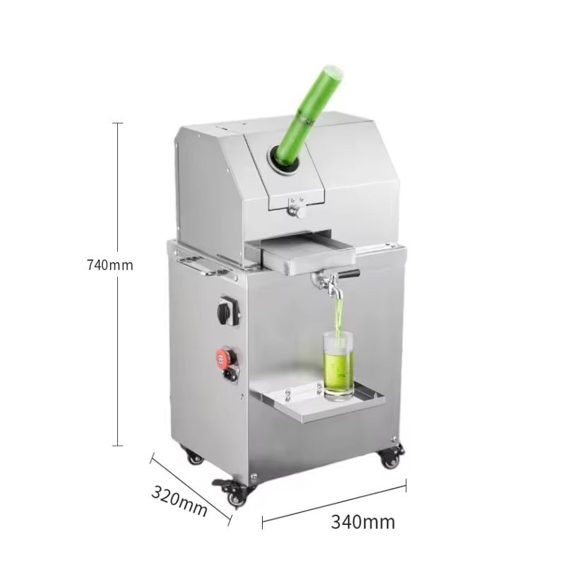 Commercial Powerful Electric Sugarcane Juicer Juicer Crusher Fully Automatic Small Press