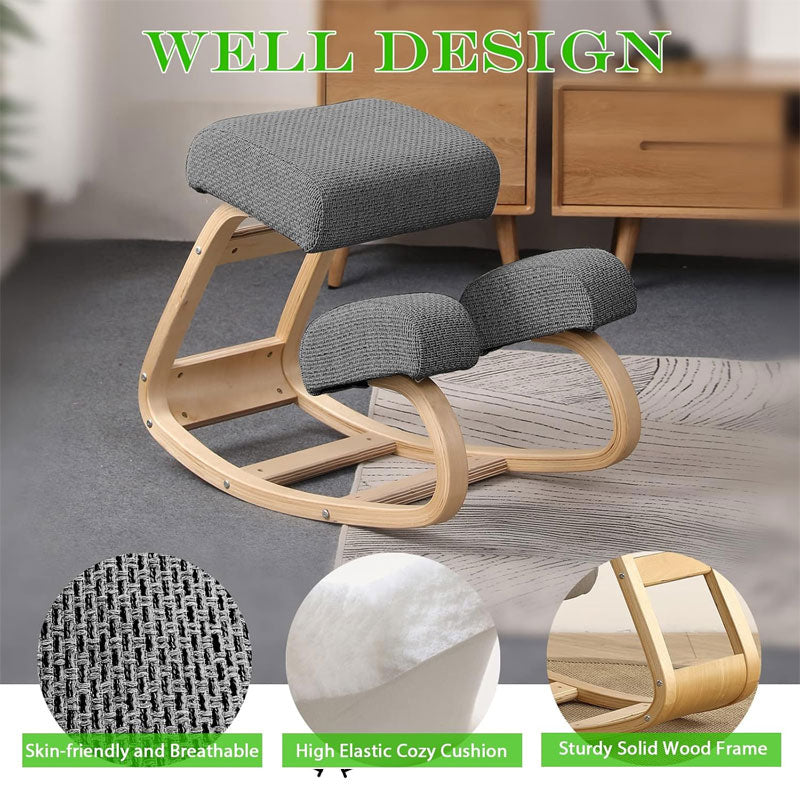 Ergonomic Kneeling Chair, Rocking Kneeling Chair Posture Chair, Suitable For Home And Office