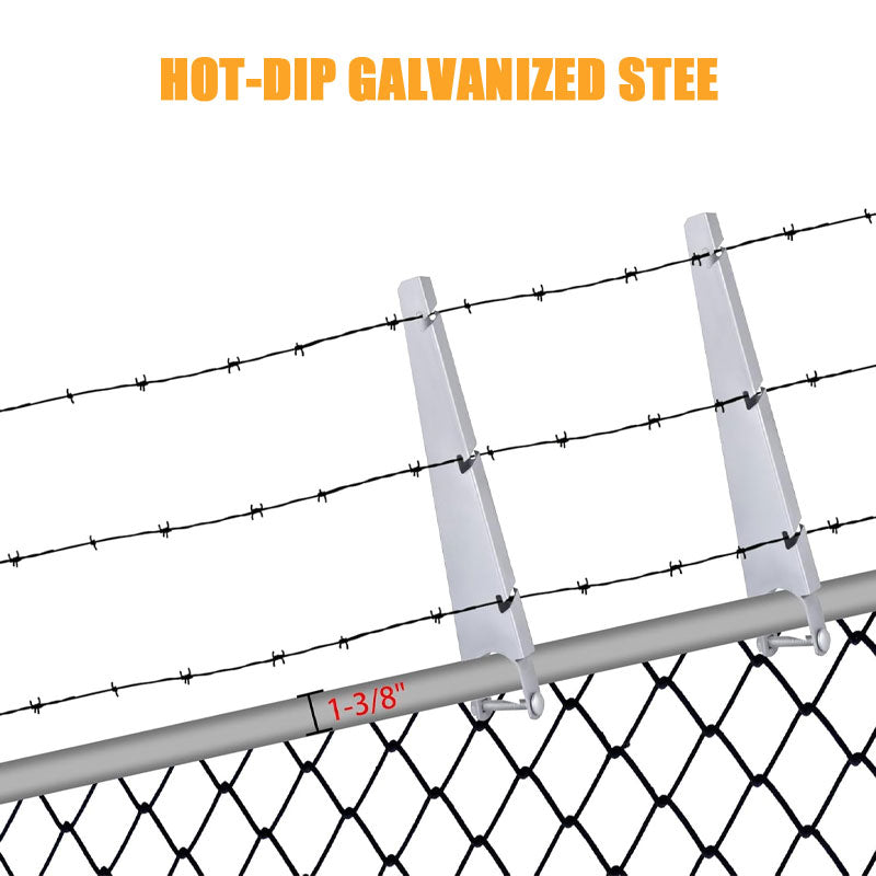 Barbed Wire Extension Arm, Fence Guardrail Adjustable Support Arm