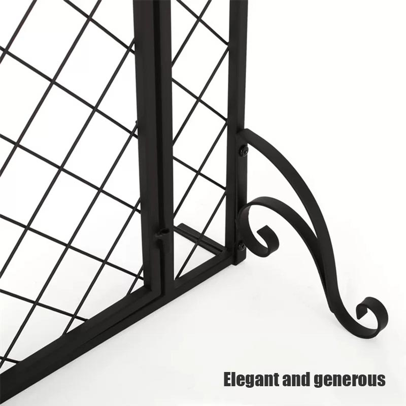 Mesh Iron Fireplace Screen Metal Fire Fence One-Piece Fireplace Surround