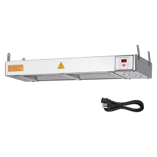 24” 650W Food Heat Lamp Strip Heater Commercial Food Warmer Food Heating Lamp Electric Food Warmer with Cord & Plug