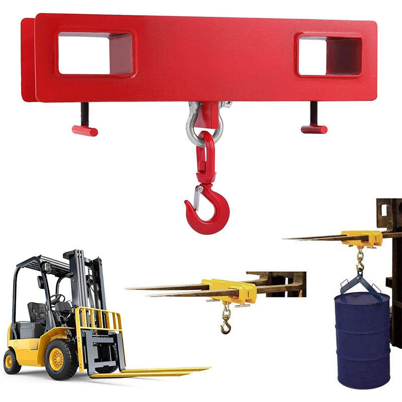 Forklift Lifting Hook, Pallet Fork Accessories Crane Forklift Hook 4400 lbs