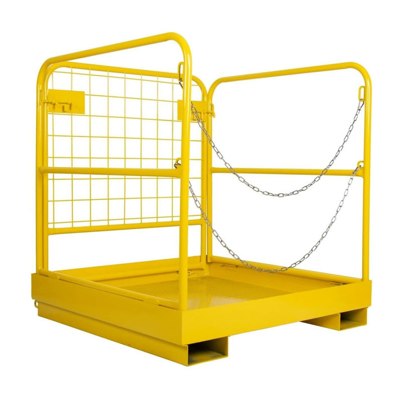 Foldable Design, Forklift Safety Cage, Work Platform Basket