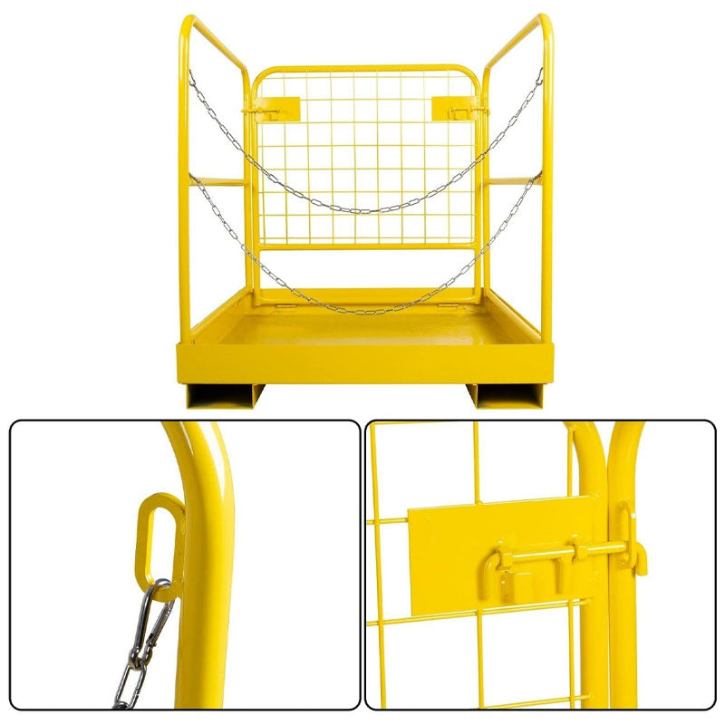 Foldable Design, Forklift Safety Cage, Work Platform Basket