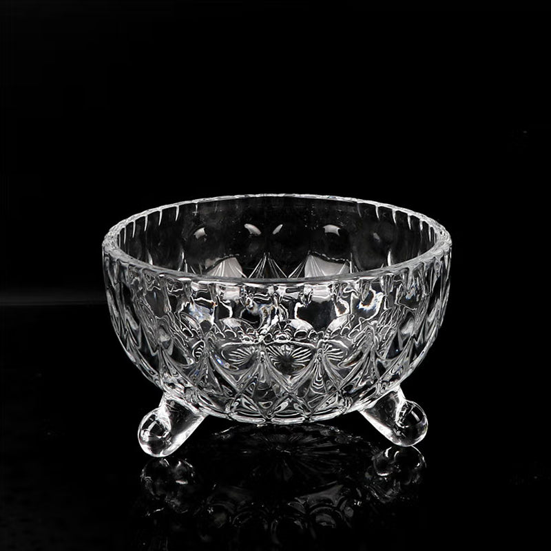 7-Piece Glass Fruit Cup, Glass Fruit Bowl, Glass Fruit Basin, Fruit Bucket, Glass Bowl, Fruit Plate, Salad Bowl Set