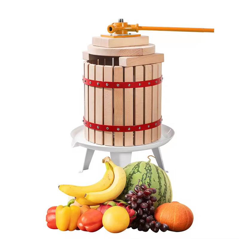 6 Liters 1.6 Gallon Manual Basket Apple Press Household Small Fruit Wine Grape Press Manual Press