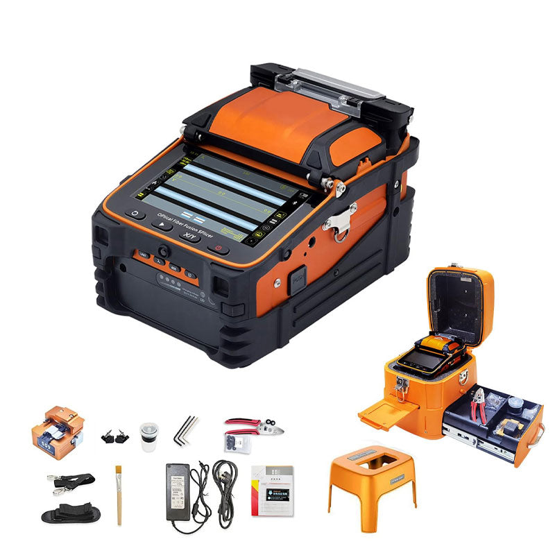 AI-9 Fusion Splicer Six Motor Core Alignment Fiber Optic Fusion Splicer Automatic FTTH fiber Optic Welding And Splicing
