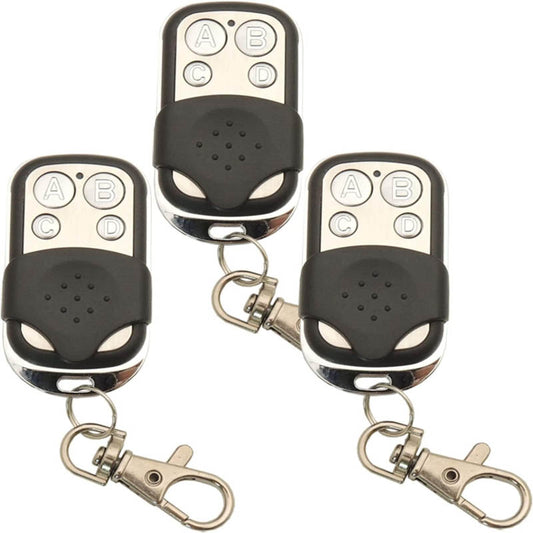 3pcs Gate Remote Control 433.92Mhz Only for Fixed Code Remote Control for Automatic Opener Hardware Sliding Driveway Security Kit