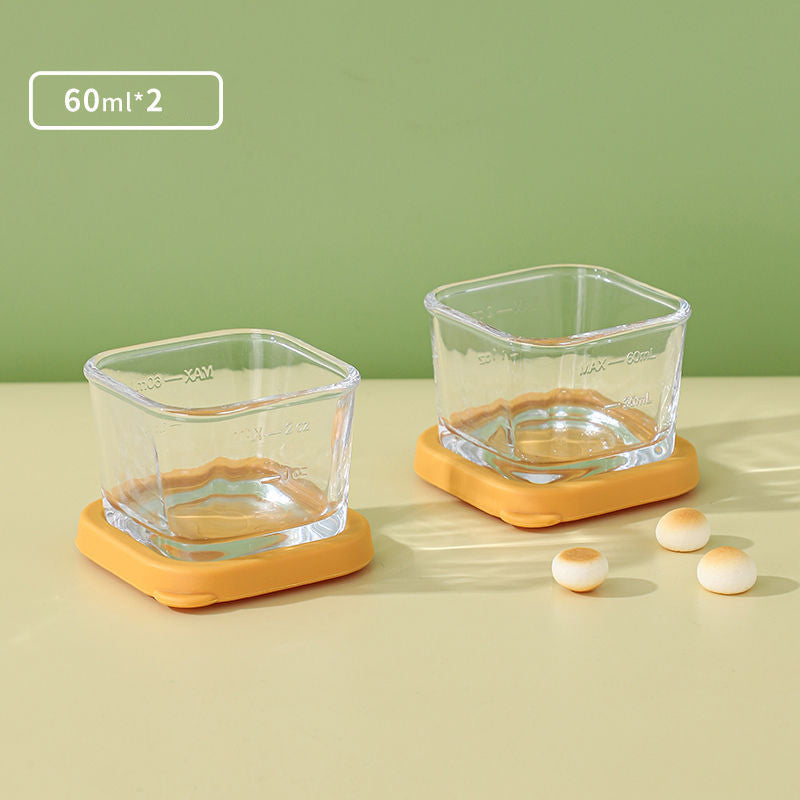 Glassware Baby Glass Containers For Food Storage With Lid Are Made Entirely Without Additives And Other Harmful Materials