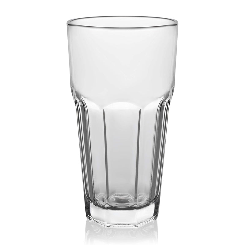 22 oz Tall Tempered Cocktail Glass Tumbler Set of 12 Ice Tea Glasses for Parties