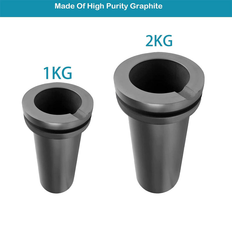 1kg Graphite Crucible High Purity Melting Gold Silver Copper Furnace Casting Mould Melt Jewelry Casting Tools