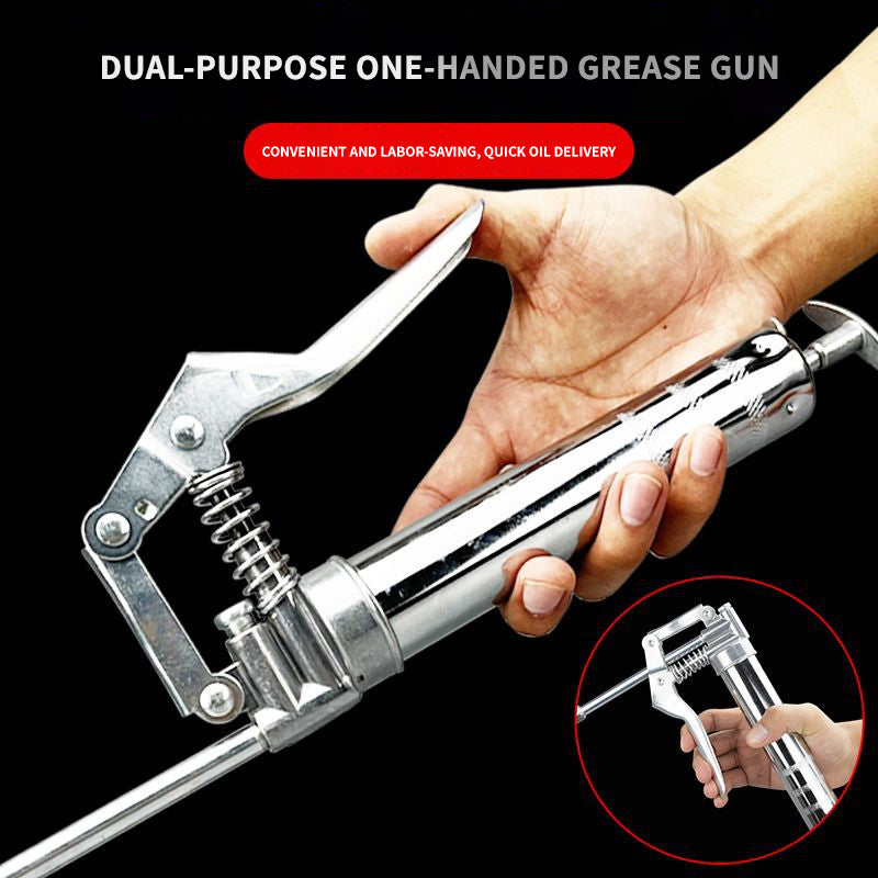 Hand-Held Grease Gun, Excavator, Manual Single-Pinch Grease Gun, Self-Priming Grease, Hand-Pinch Grease Gun, 120C