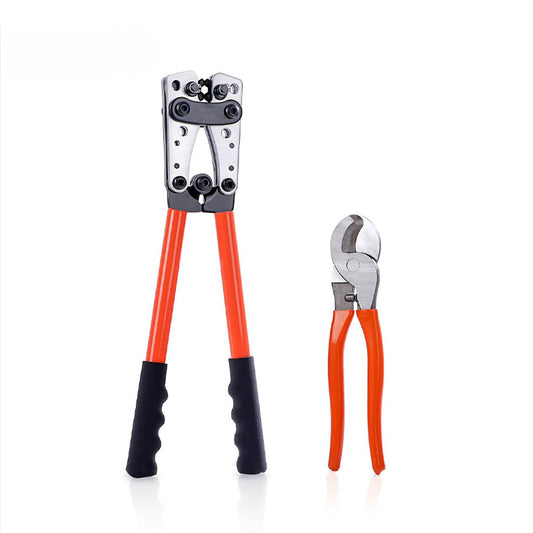 Cable Ear Sc Terminal Crimping Pliers, Hand Tool Cable Cutter For Crimping 6-50mm² Cables