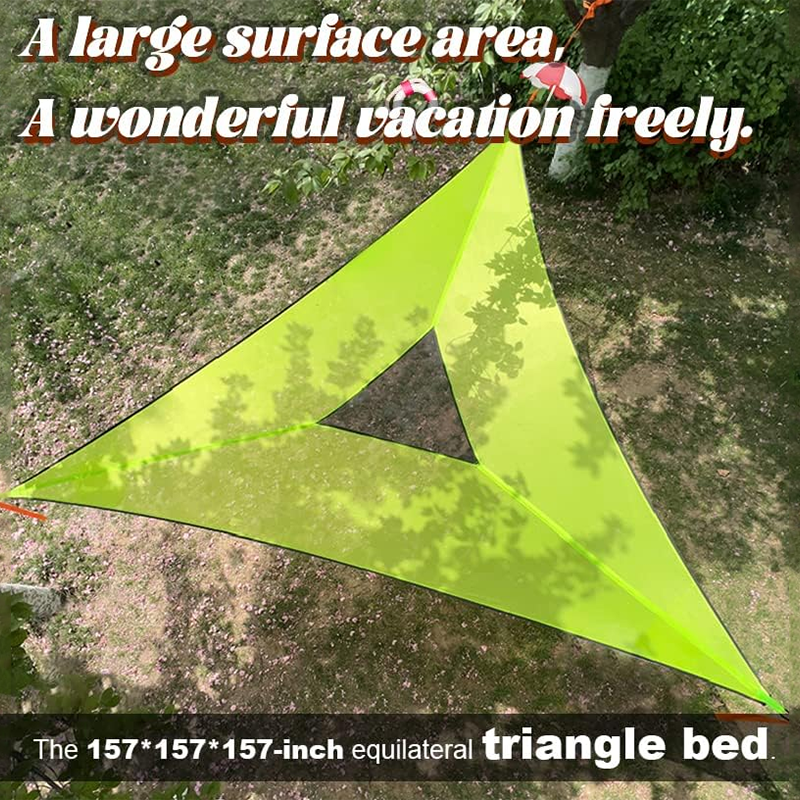 Hanging Tent Hammock Triangle Outdoor Multi-Person Mesh Hanging Bed Easy To Install Nap Picnic Flowering Family Travel Supplies