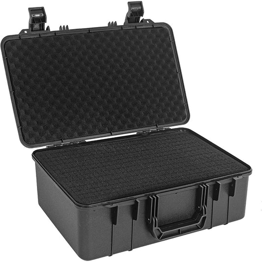 Anti-fall 17" x 10" x 5.9" Tool Safety Box for Travel Outing Handheld  Portable Storage Case Hard Box Waterproof Hard Case for Microphone,Drones, Camera