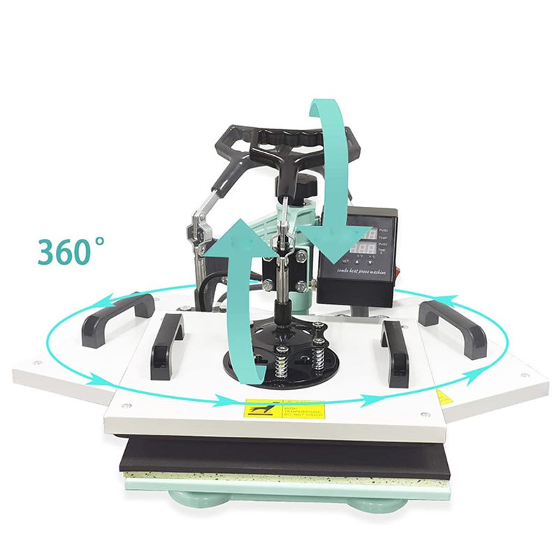 5 In 1 Heat Press Machine 360 Degree Heat Transfer t-Shirt, Press Machine