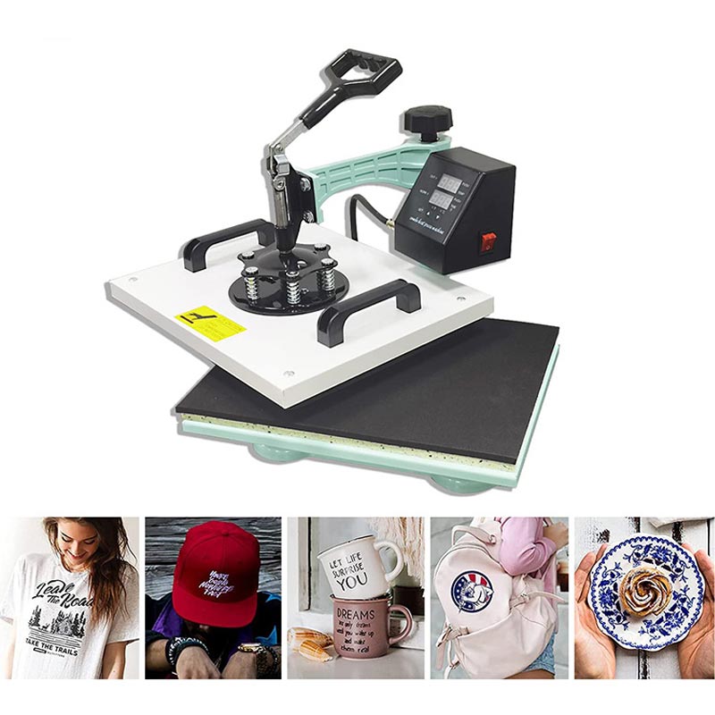 5 In 1 Heat Press Machine 360 Degree Heat Transfer t-Shirt, Press Machine