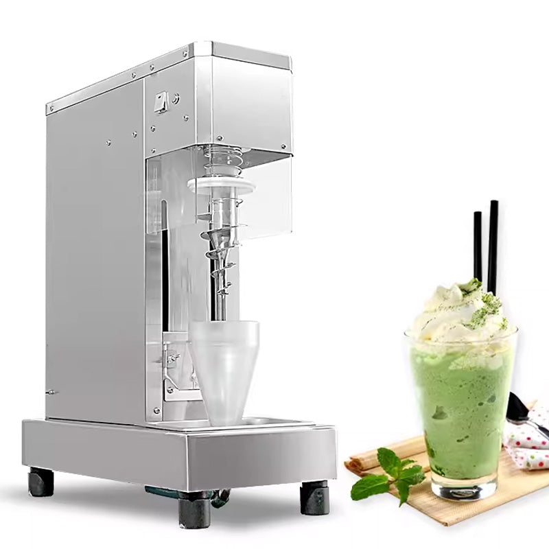 750W Yogurt Blending Machine Ice Cream Mixing Machine Professional Commercial Stainless Steel Rotating Ice Cream Fruit Yogurt Ice Cream Mixer Kitchen